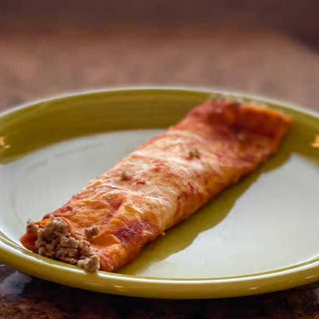 Beef Enchilada.