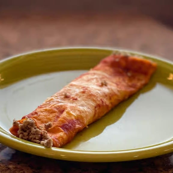 Beef Enchilada.